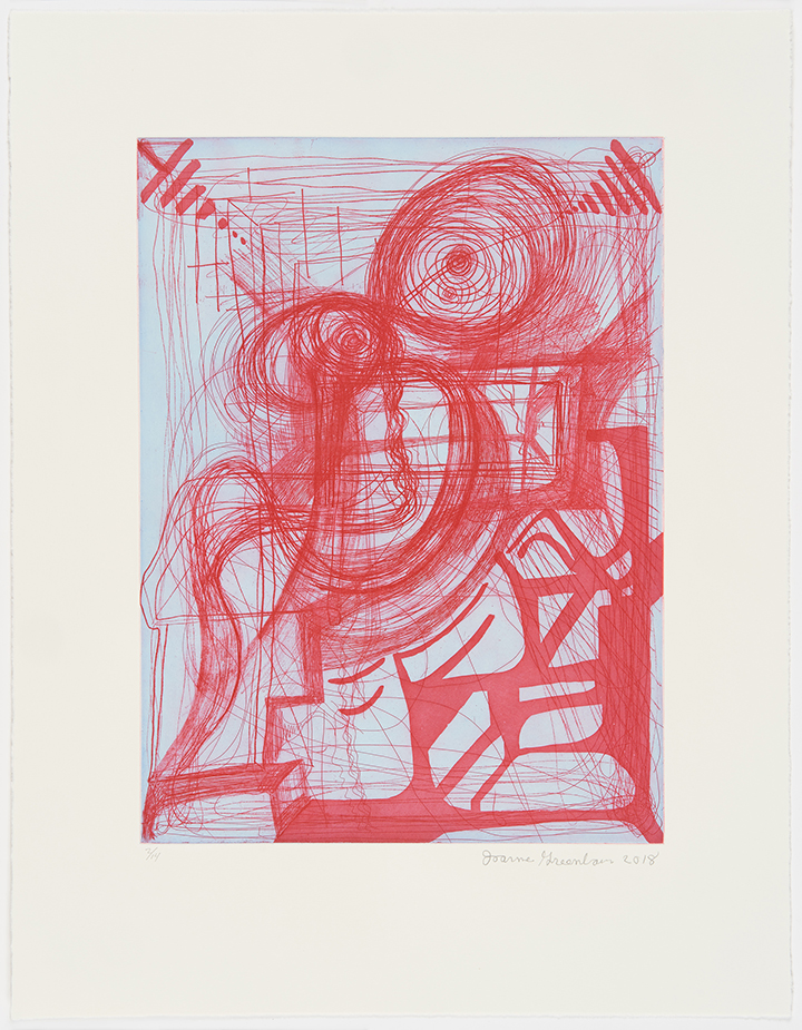 Edition Linn, Joanne Greenbaum, Etchings, 2018, 1-5