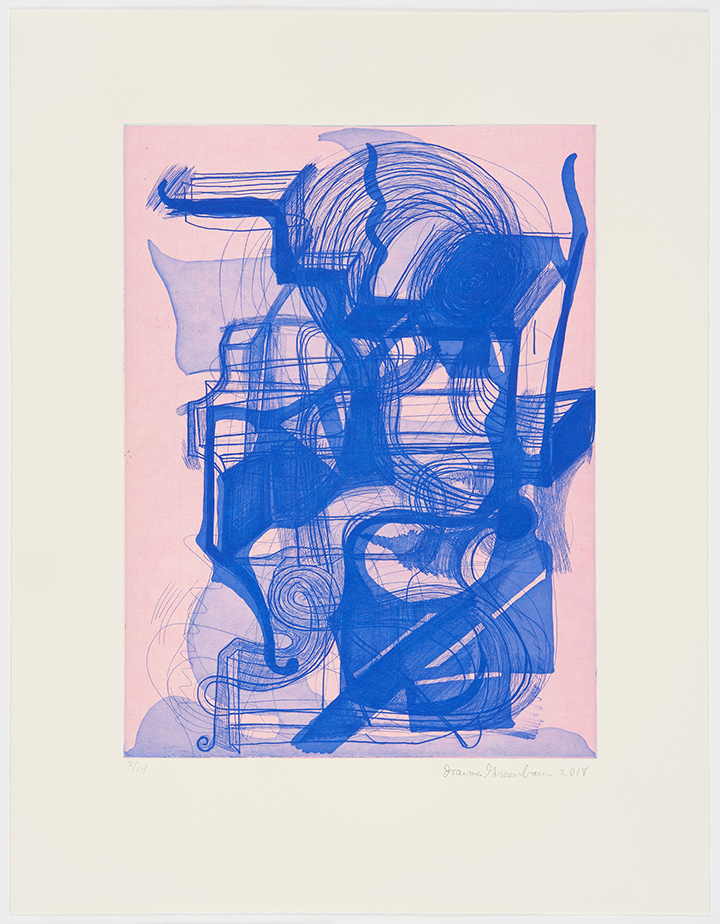 Edition Linn, Joanne Greenbaum, Etchings, 2018, 1-5